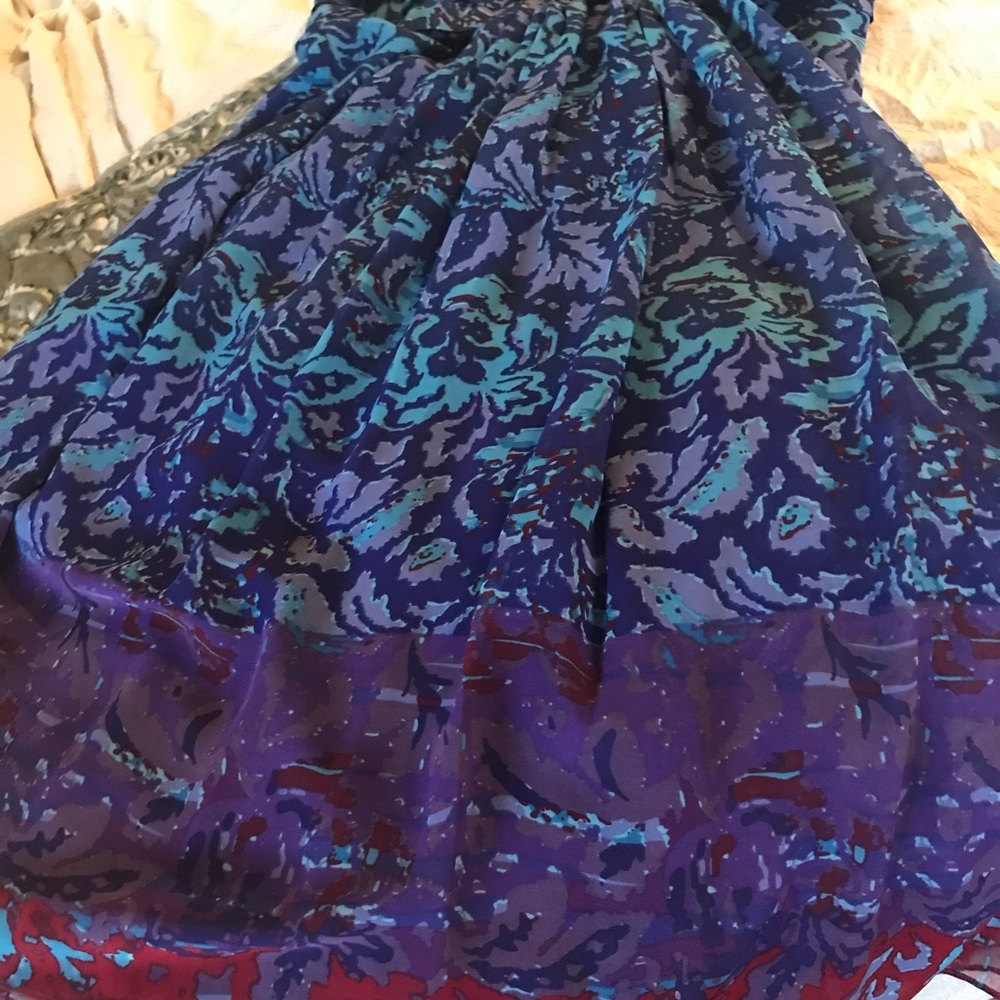 ✨🌟Adrianna Papell NWT silk halter dress. Sz 12.